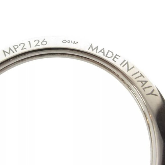 Auth LOUIS VUITTON Porte Cles Tag Monogramfluo charm gray/light gold - Picture 5 of 16